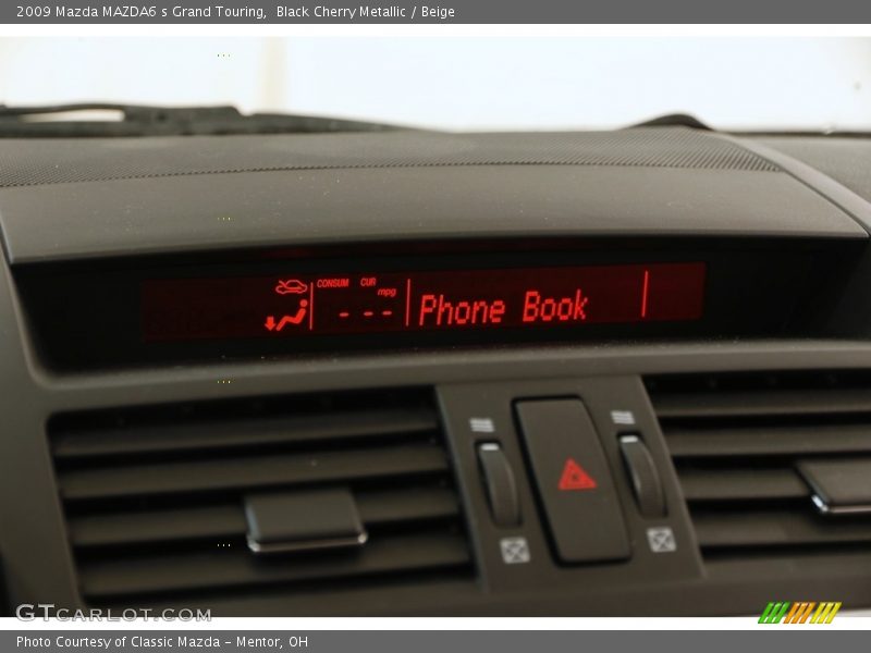 Black Cherry Metallic / Beige 2009 Mazda MAZDA6 s Grand Touring