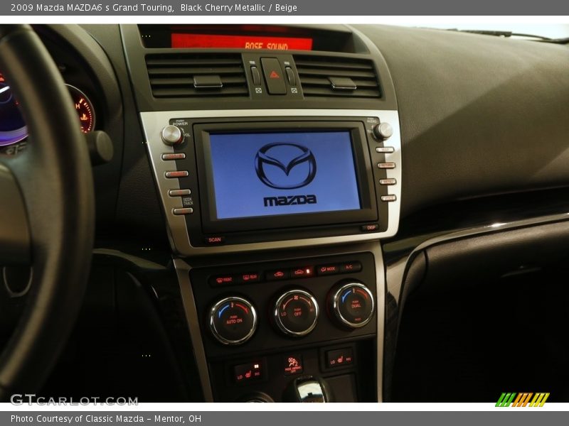 Black Cherry Metallic / Beige 2009 Mazda MAZDA6 s Grand Touring