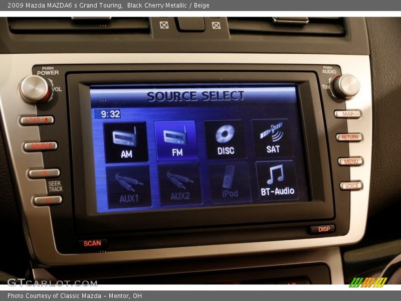 Black Cherry Metallic / Beige 2009 Mazda MAZDA6 s Grand Touring