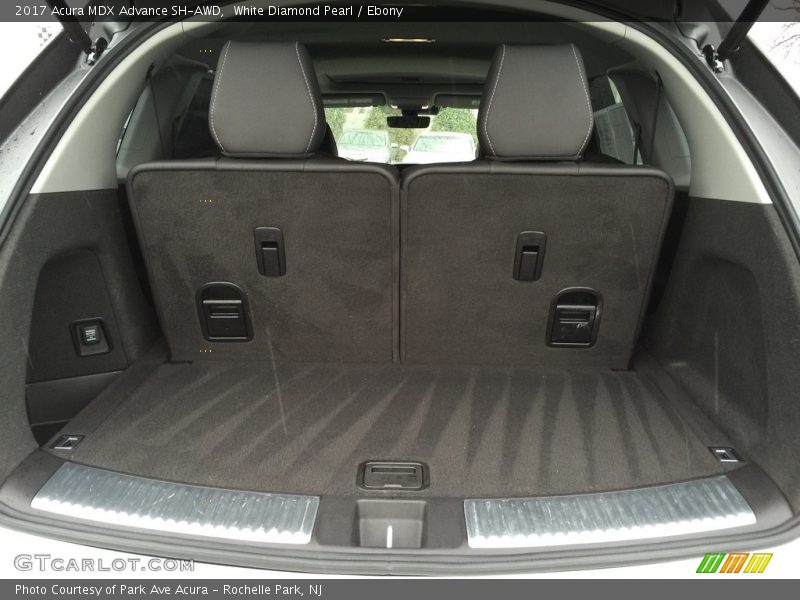 White Diamond Pearl / Ebony 2017 Acura MDX Advance SH-AWD