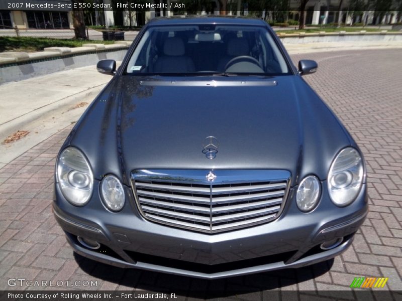 Flint Grey Metallic / Ash 2007 Mercedes-Benz E 550 Sedan