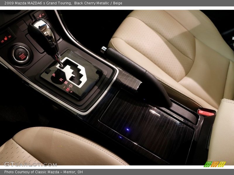 Black Cherry Metallic / Beige 2009 Mazda MAZDA6 s Grand Touring
