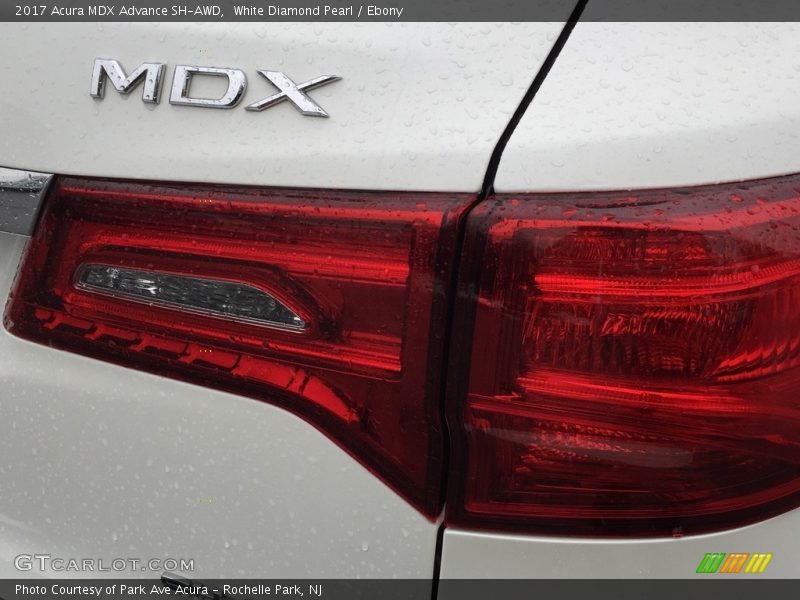White Diamond Pearl / Ebony 2017 Acura MDX Advance SH-AWD