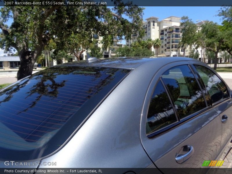 Flint Grey Metallic / Ash 2007 Mercedes-Benz E 550 Sedan