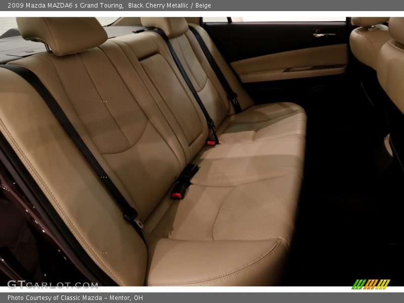 Black Cherry Metallic / Beige 2009 Mazda MAZDA6 s Grand Touring
