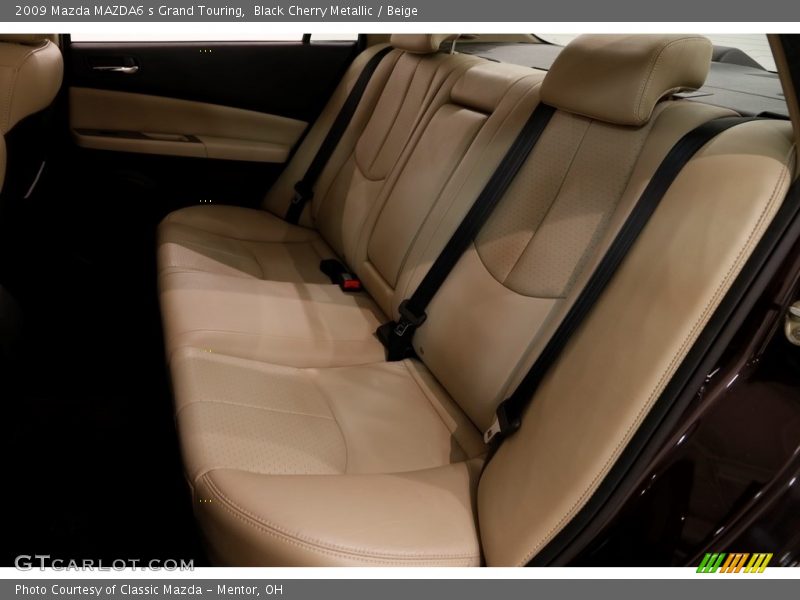 Black Cherry Metallic / Beige 2009 Mazda MAZDA6 s Grand Touring