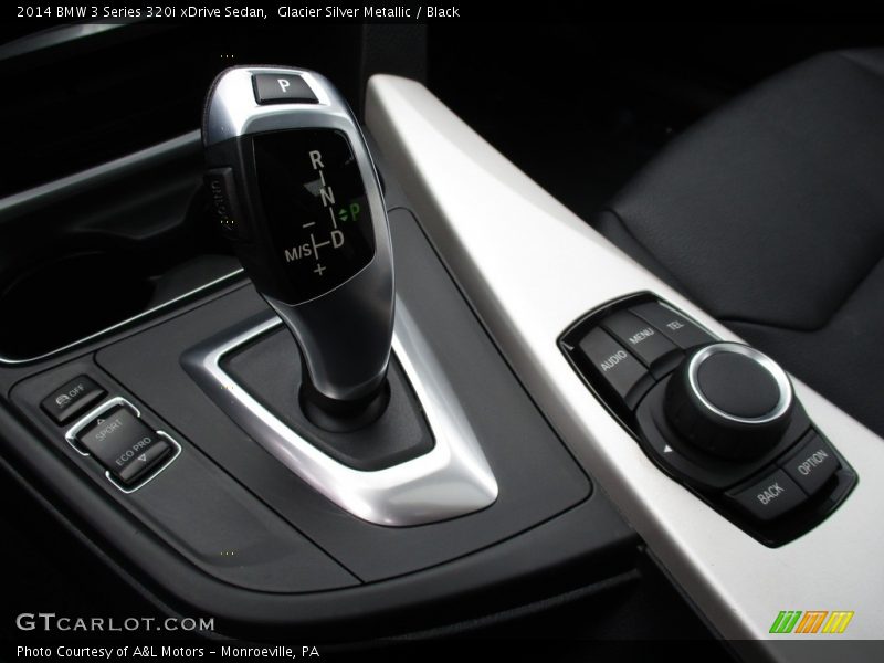 Glacier Silver Metallic / Black 2014 BMW 3 Series 320i xDrive Sedan