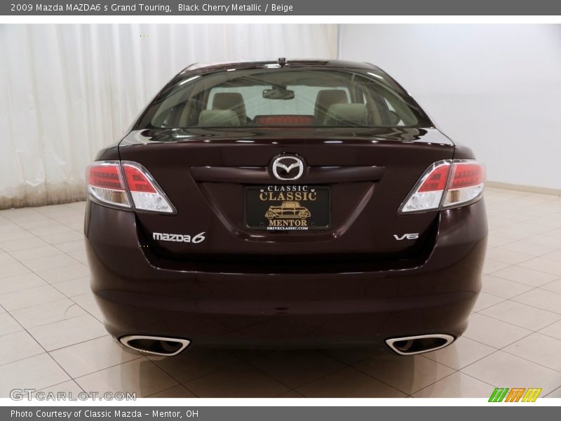 Black Cherry Metallic / Beige 2009 Mazda MAZDA6 s Grand Touring