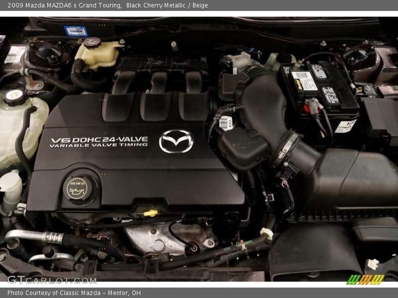 Black Cherry Metallic / Beige 2009 Mazda MAZDA6 s Grand Touring
