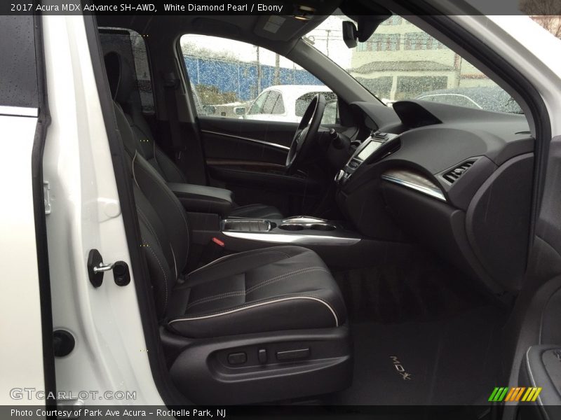 White Diamond Pearl / Ebony 2017 Acura MDX Advance SH-AWD