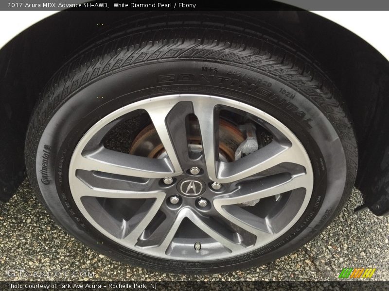 White Diamond Pearl / Ebony 2017 Acura MDX Advance SH-AWD