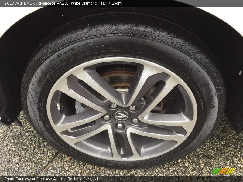 White Diamond Pearl / Ebony 2017 Acura MDX Advance SH-AWD