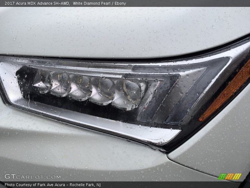 White Diamond Pearl / Ebony 2017 Acura MDX Advance SH-AWD