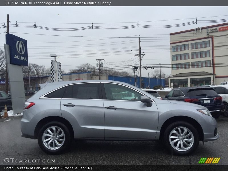 Lunar Silver Metallic / Ebony 2017 Acura RDX Technology AWD