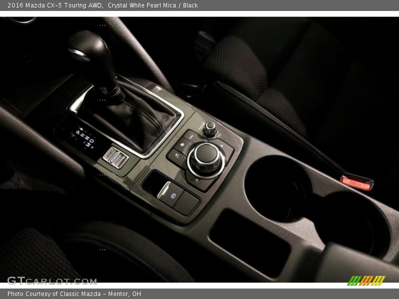 Crystal White Pearl Mica / Black 2016 Mazda CX-5 Touring AWD