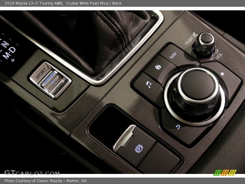Crystal White Pearl Mica / Black 2016 Mazda CX-5 Touring AWD