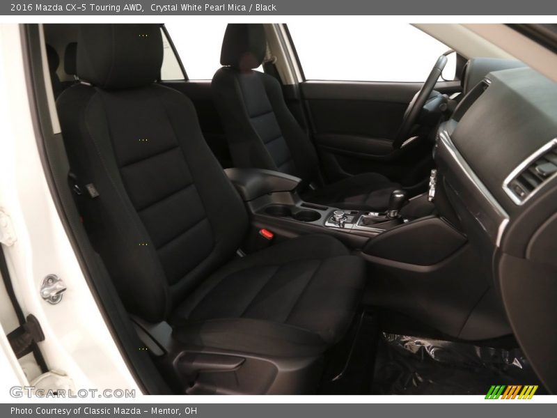 Crystal White Pearl Mica / Black 2016 Mazda CX-5 Touring AWD