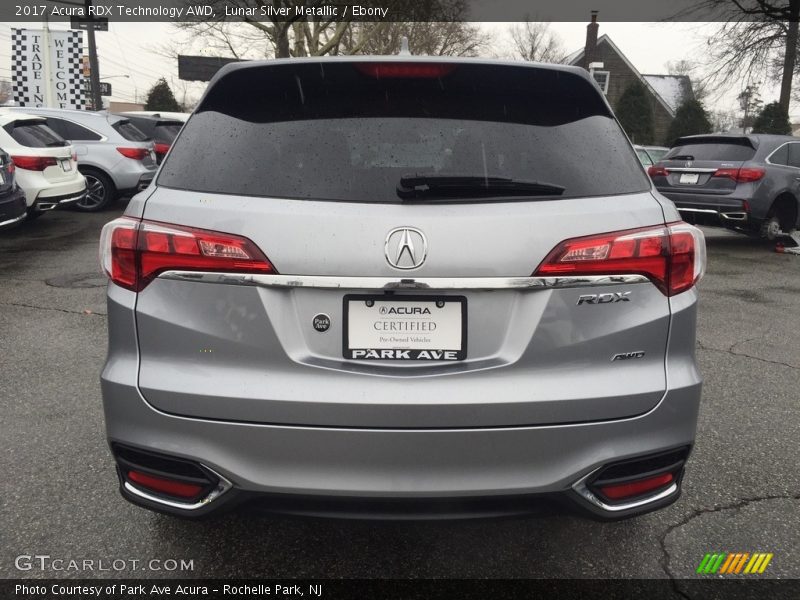 Lunar Silver Metallic / Ebony 2017 Acura RDX Technology AWD