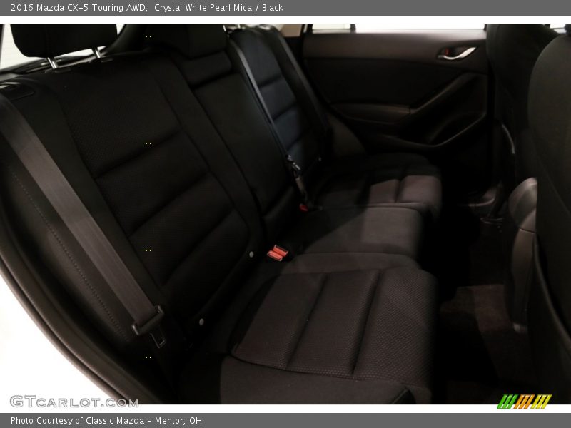 Crystal White Pearl Mica / Black 2016 Mazda CX-5 Touring AWD