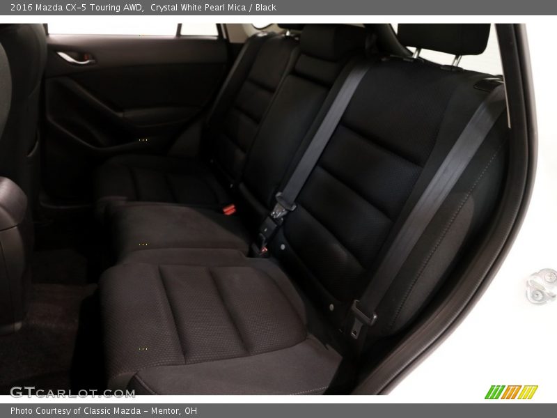 Crystal White Pearl Mica / Black 2016 Mazda CX-5 Touring AWD