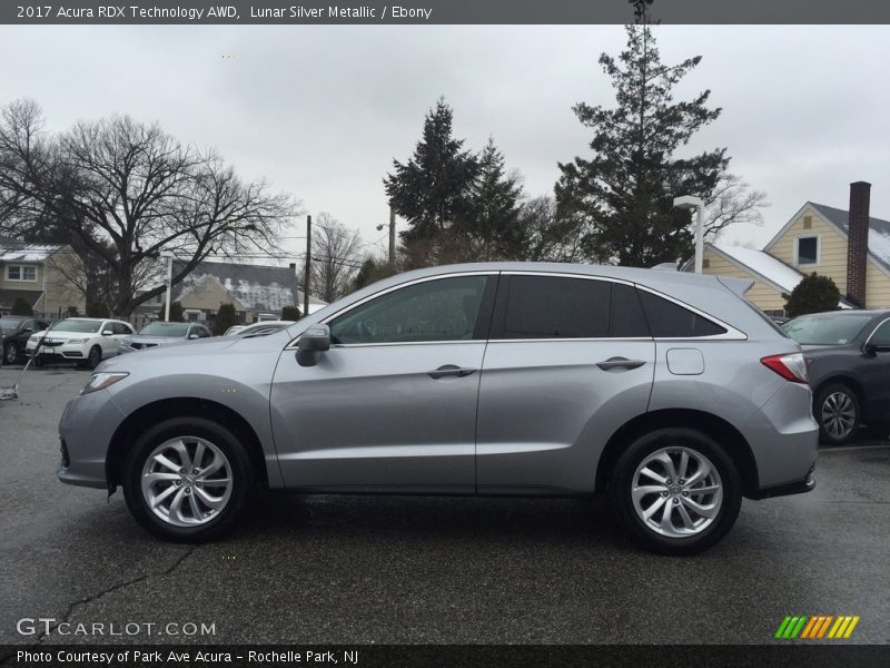 Lunar Silver Metallic / Ebony 2017 Acura RDX Technology AWD