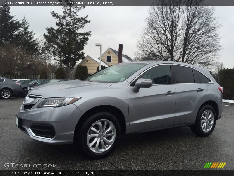 Lunar Silver Metallic / Ebony 2017 Acura RDX Technology AWD
