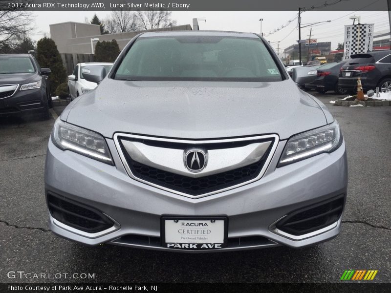 Lunar Silver Metallic / Ebony 2017 Acura RDX Technology AWD