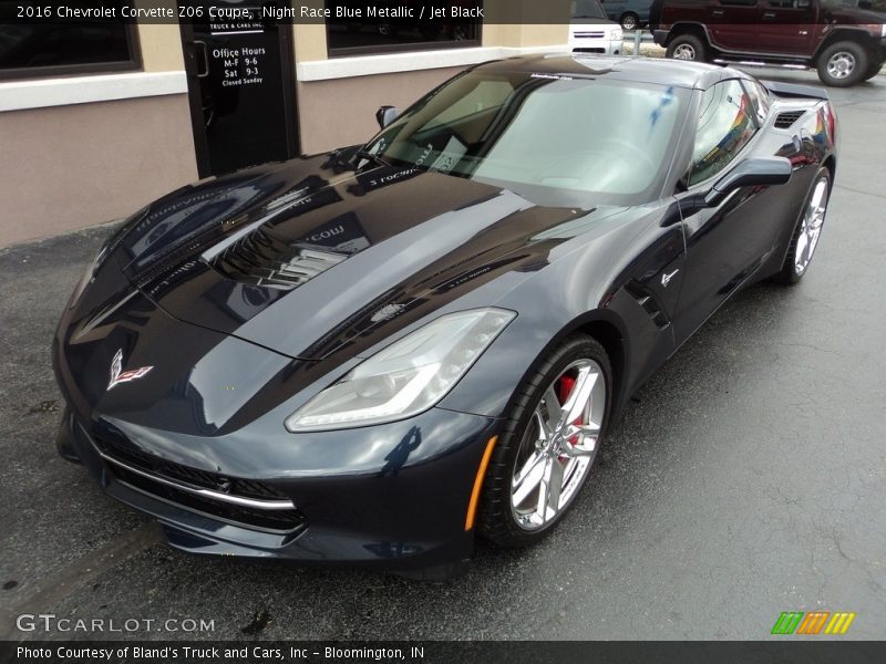 Night Race Blue Metallic / Jet Black 2016 Chevrolet Corvette Z06 Coupe