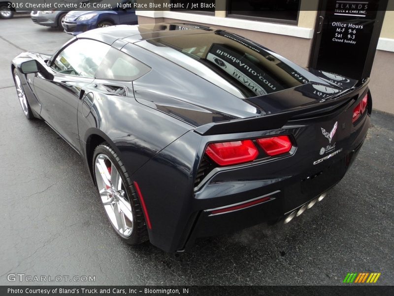 Night Race Blue Metallic / Jet Black 2016 Chevrolet Corvette Z06 Coupe