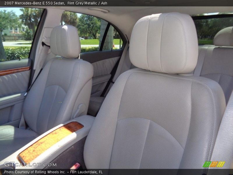 Flint Grey Metallic / Ash 2007 Mercedes-Benz E 550 Sedan