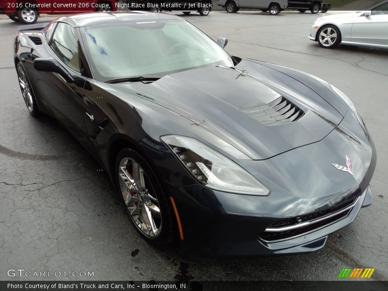 Night Race Blue Metallic / Jet Black 2016 Chevrolet Corvette Z06 Coupe