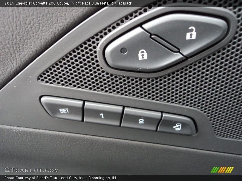 Night Race Blue Metallic / Jet Black 2016 Chevrolet Corvette Z06 Coupe