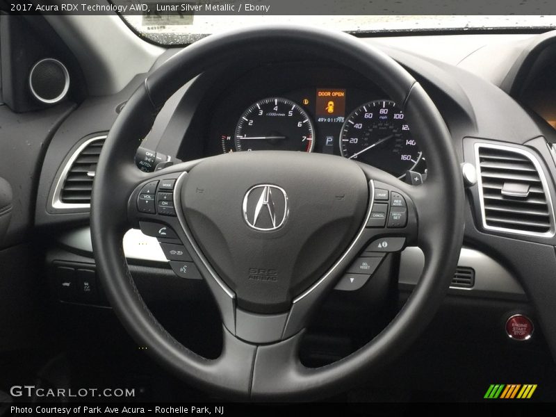 Lunar Silver Metallic / Ebony 2017 Acura RDX Technology AWD