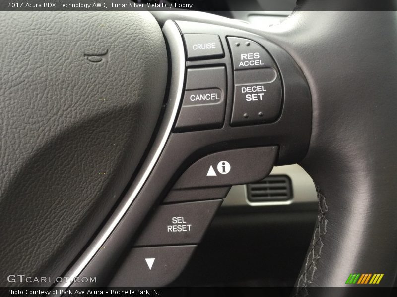 Lunar Silver Metallic / Ebony 2017 Acura RDX Technology AWD