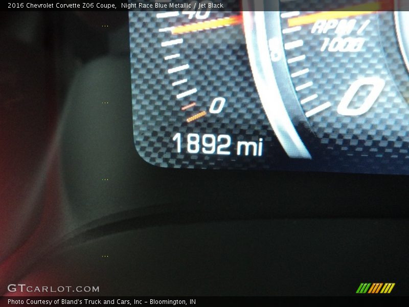 Night Race Blue Metallic / Jet Black 2016 Chevrolet Corvette Z06 Coupe