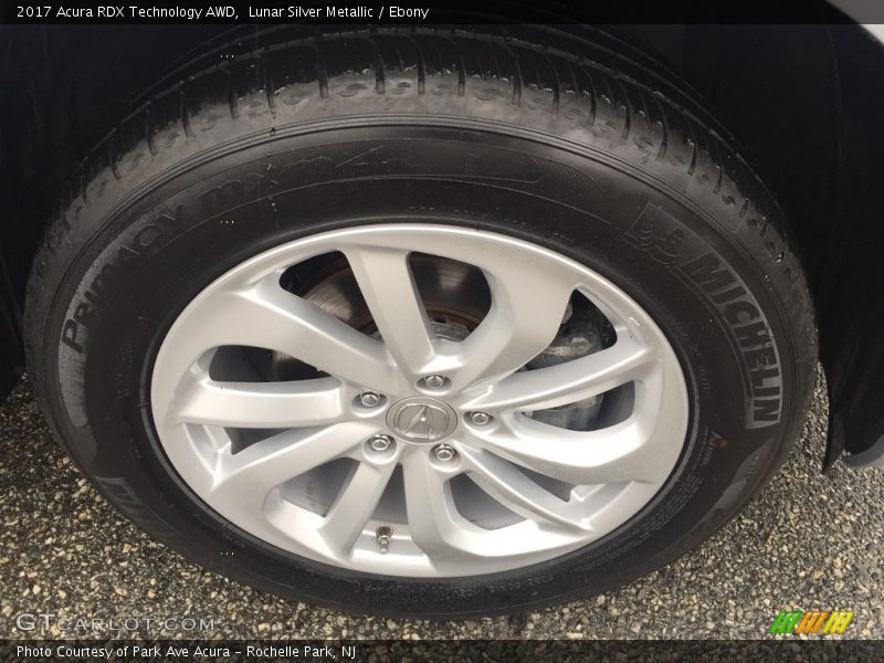 Lunar Silver Metallic / Ebony 2017 Acura RDX Technology AWD