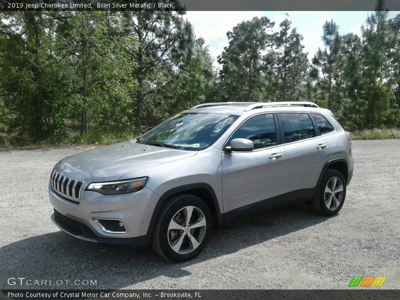 Billet Silver Metallic / Black 2019 Jeep Cherokee Limited