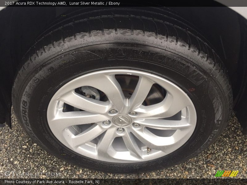 Lunar Silver Metallic / Ebony 2017 Acura RDX Technology AWD