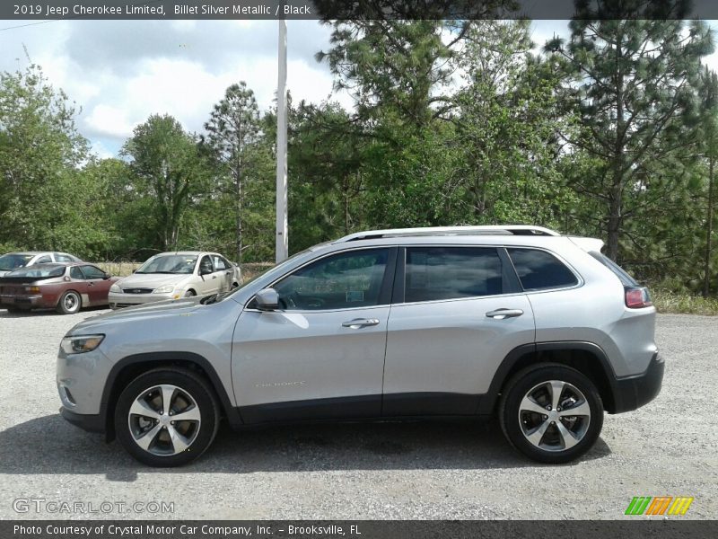 Billet Silver Metallic / Black 2019 Jeep Cherokee Limited