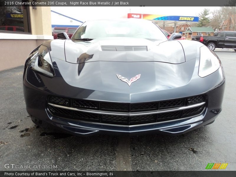 Night Race Blue Metallic / Jet Black 2016 Chevrolet Corvette Z06 Coupe