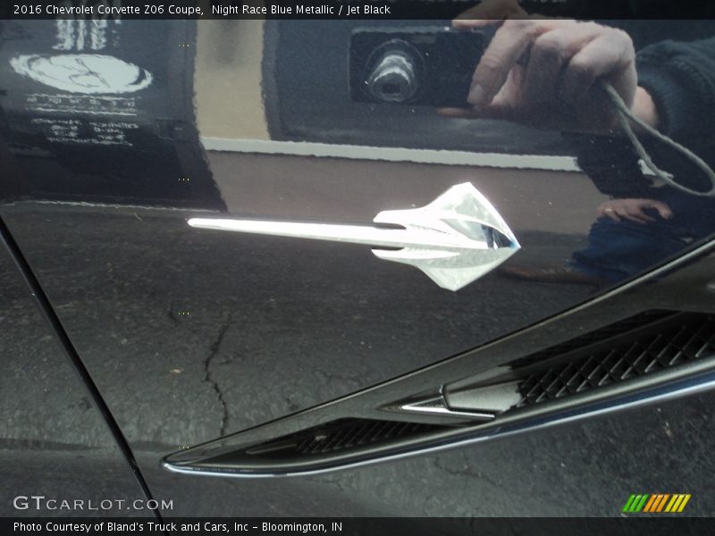 Night Race Blue Metallic / Jet Black 2016 Chevrolet Corvette Z06 Coupe