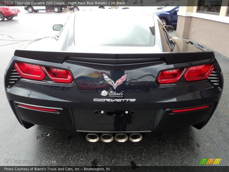 Night Race Blue Metallic / Jet Black 2016 Chevrolet Corvette Z06 Coupe