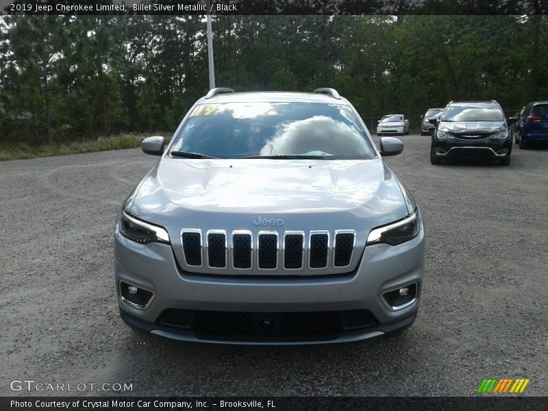 Billet Silver Metallic / Black 2019 Jeep Cherokee Limited