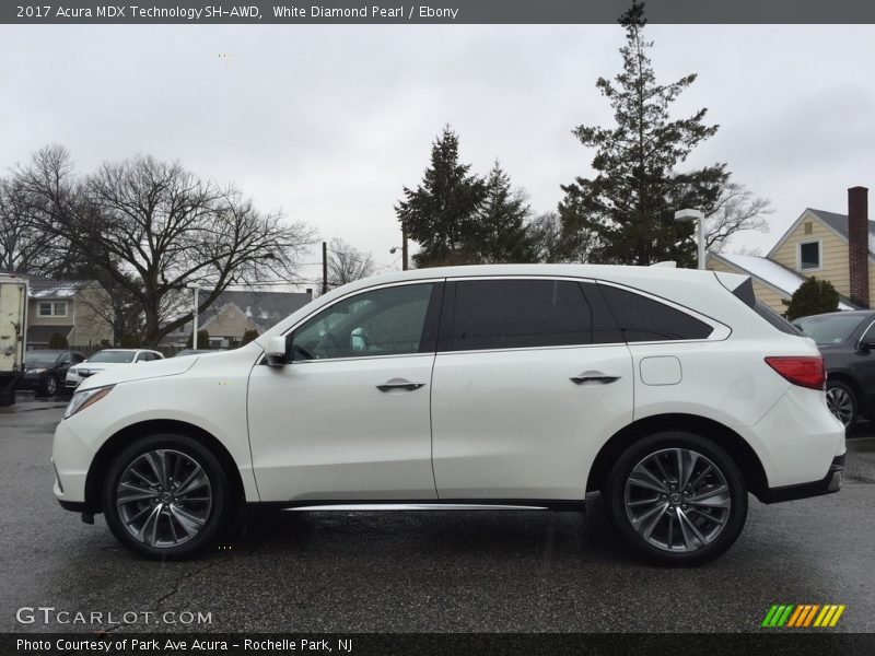White Diamond Pearl / Ebony 2017 Acura MDX Technology SH-AWD