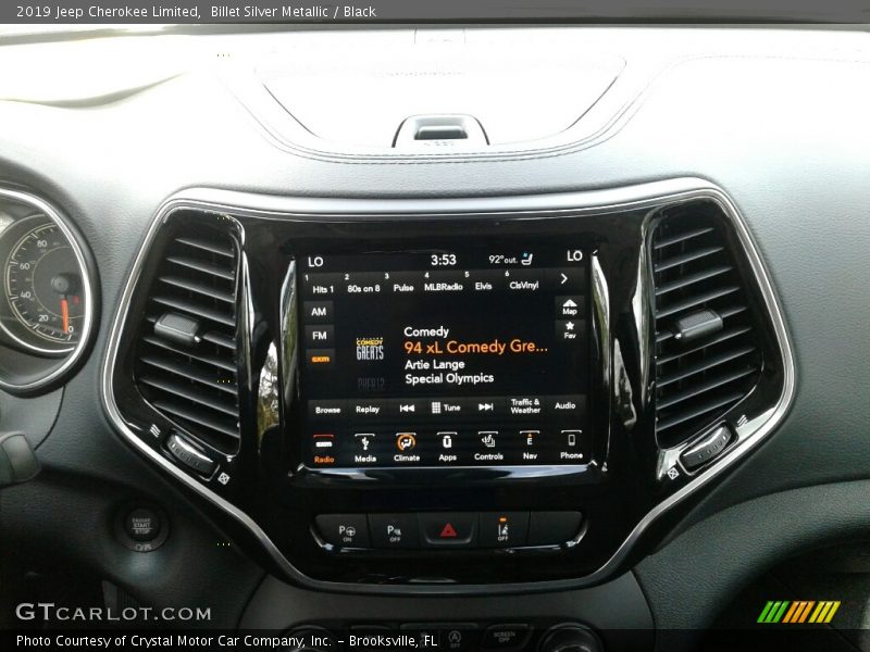 Controls of 2019 Cherokee Limited