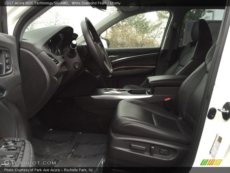 White Diamond Pearl / Ebony 2017 Acura MDX Technology SH-AWD