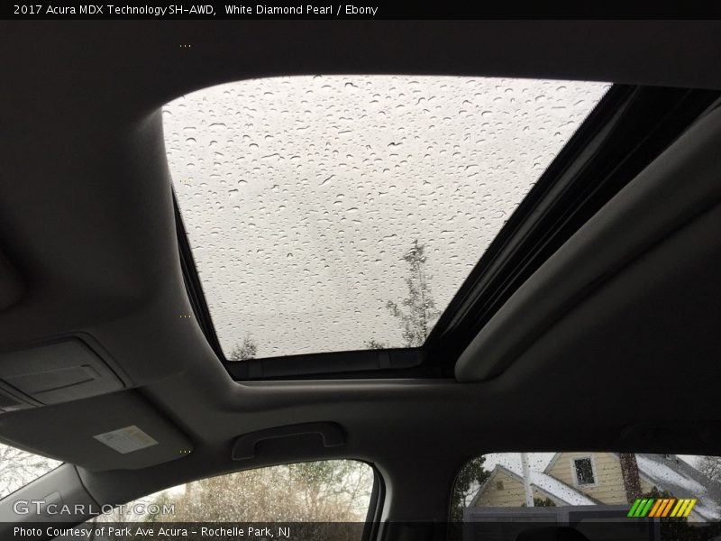 White Diamond Pearl / Ebony 2017 Acura MDX Technology SH-AWD