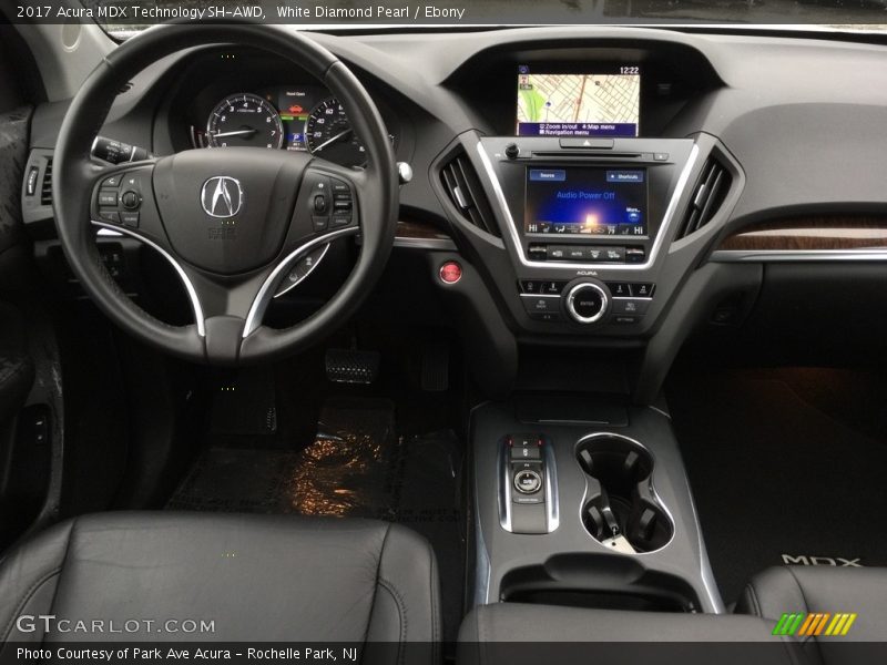 White Diamond Pearl / Ebony 2017 Acura MDX Technology SH-AWD