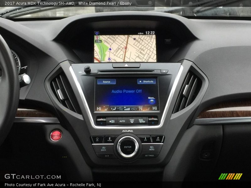 White Diamond Pearl / Ebony 2017 Acura MDX Technology SH-AWD