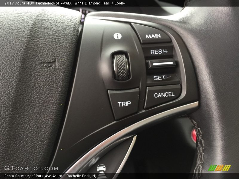 White Diamond Pearl / Ebony 2017 Acura MDX Technology SH-AWD
